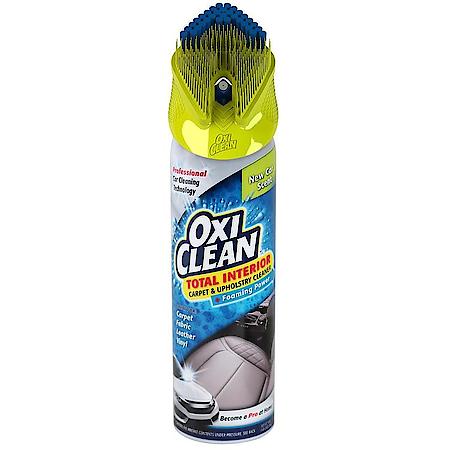 OxiClean Total Interior Carpet & Upholstery Cleaner: With Flexible Scrubbing Bristle Cap, 19 oz.