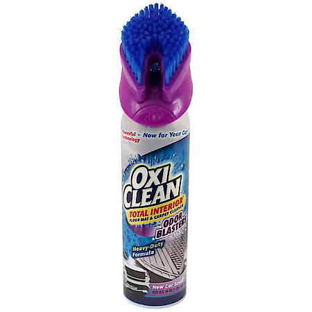 OxiClean Total Interior Floor Mat & Carpet Cleaner: Odor Blasters, New Car Scent, 19 oz.