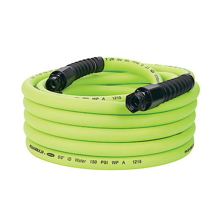 Flexzilla® Pro Water Hose, 5/8" x 50', 3/4" - 11 1/2 GHT Fittings, ZillaGreen®