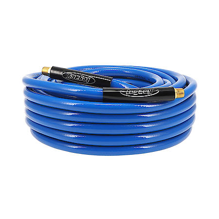 Workforce® Air Hose, 3/8" x 50', 1/4" Fittings, Blue, PVC