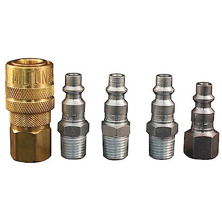 1/4" NPT M Style Coupler and Plug Kit