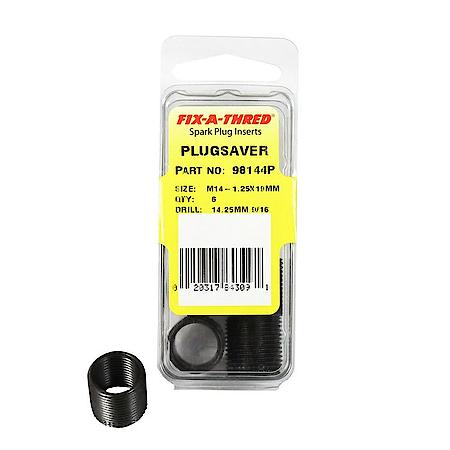 Thread Repair Plug Saver Inserts, Long Reach M14 -1.25, Pack of 6