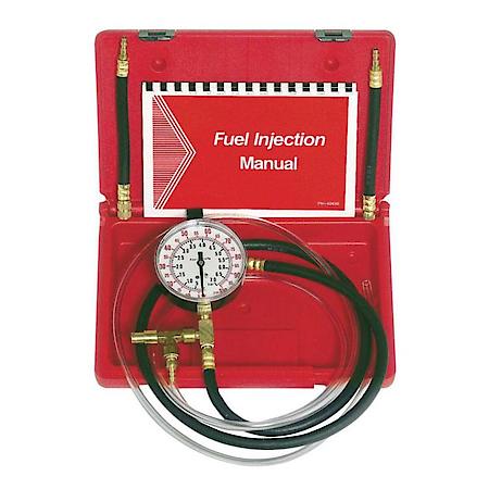 Fuel Injection Pressure Tester with Schrader Adapters