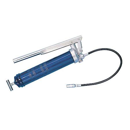 Heavy-Duty Lever-Type Grease Gun w/18" Whip Hose, Blue, 16 Oz. Bulk/14.5 Oz. Cartridge Capacity