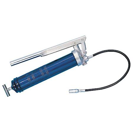 2 Way Loading Lever Action Manual Grease Gun with 18" Whip Hose and Coupler