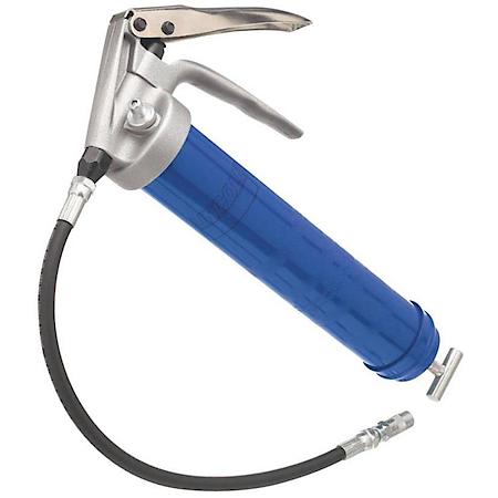 Heavy Duty Pistol Grip Grease Gun with Whip Hose and Rigid Pipe
