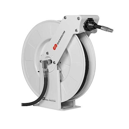 Heavy Duty Double Pedestal Arm Hose Reel - 50' x 1/2" - 2000 PSI Rating - 1/2" NPT Outlet Thread