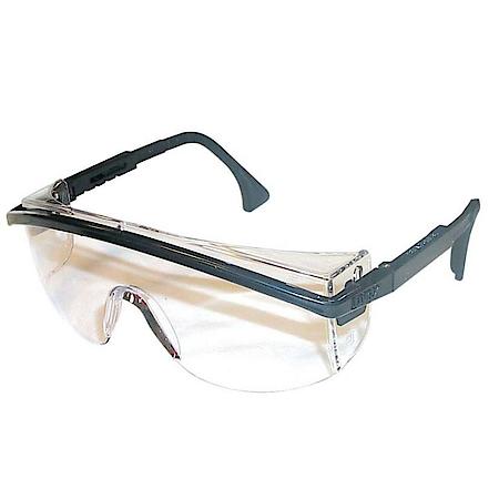 Astrospec 3000 Black Safety Glasses with Clear Lens