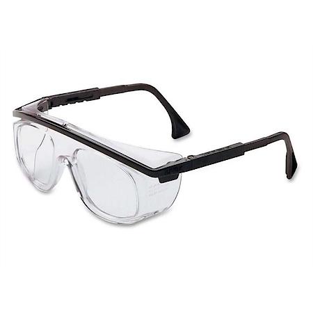 Safety Glasses Black Frames/Clear Lens