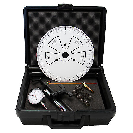 Universal Camshaft Degree Wheel Kit, 9" Wheel w/ Dial Indicator and Carrying Case