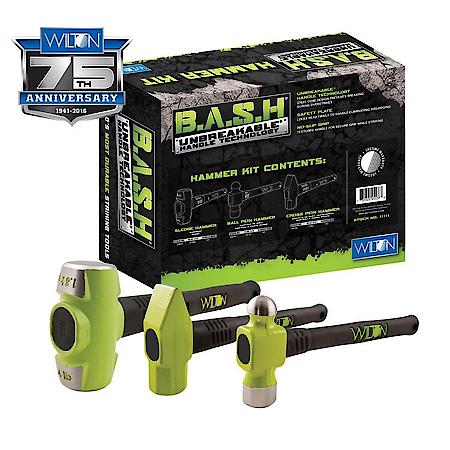 Bash 3-Pc Mechanics Hammer Kit