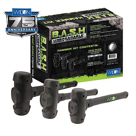 Bash 3-Pc Dead Blow Hammer Kit
