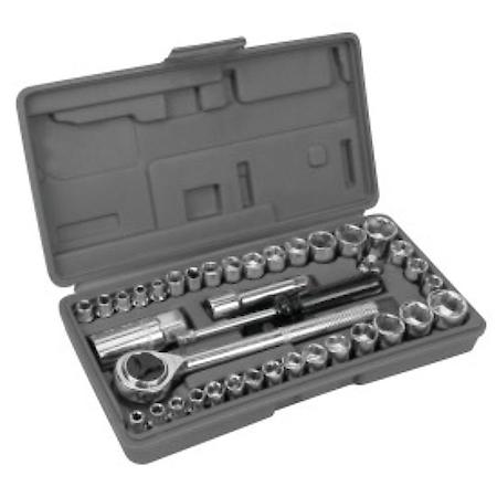 40 Piece 1/4 & 3/8 in. Drive Socket Set