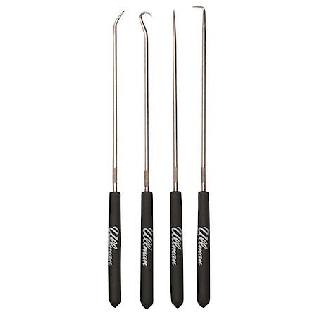 4-Piece 9-3/4" Long Hook and Pick Set