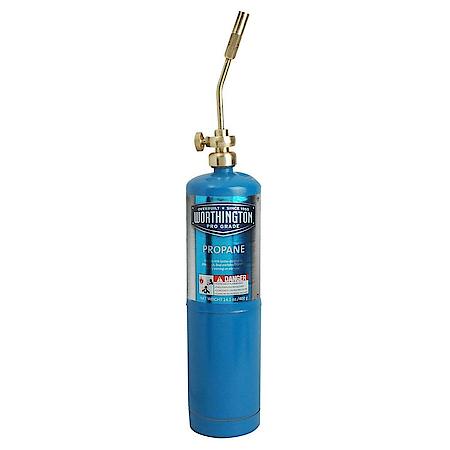 Traditional Brass Pencil Tip Torch Kit, 14.1 oz. Propane Fuel with Manual Torch