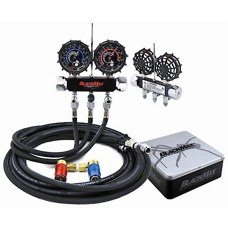 Blackmax Chrome Manifold Gauge Set in Collector's Tin