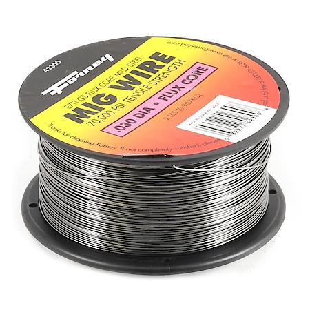 MIG Welding Wire - .030 spool, flux core, E71T-GS mild steel, self shielding, 70,000 PSI