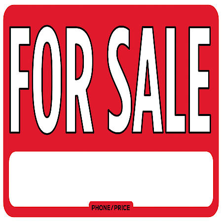 For Sale Red Sign