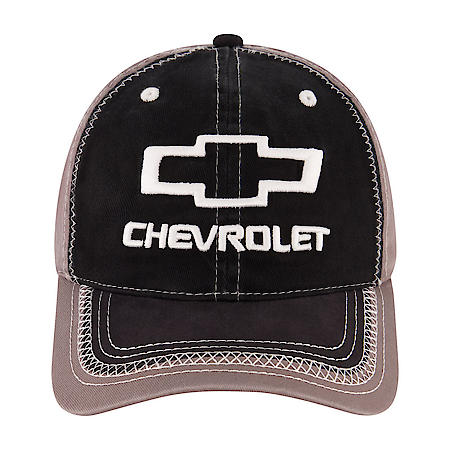 Chevy Bowtie Baseball Hat: Buckle Adjustable, Curved Brim, Cotton/Poly Blend