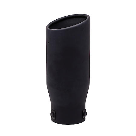 Universal Rolled Edge Stainless-Steel Exhaust Tip 3.75 in. x 9 in.