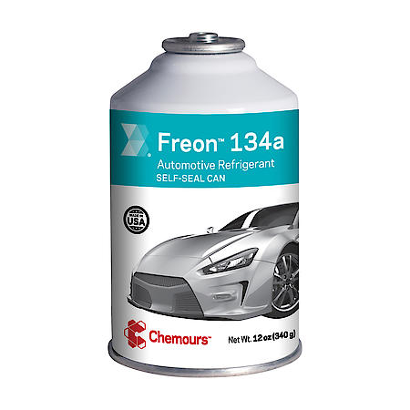 R-134a Automotive Refrigerant - 12oz Self-Seal Can
