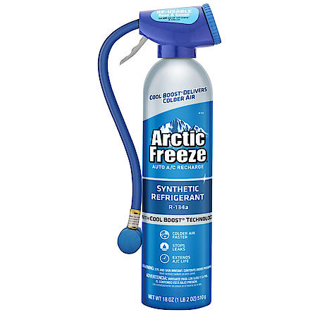 R-134a Refrigerant Kit: Includes Hose with Gauge, Seals & Delivers Colder Air, 18 oz., CA Compliant