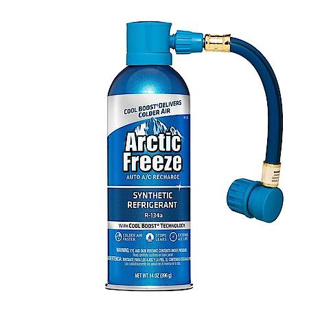 Synthetic R-134a Refrigerant Kit: Includes Reusable Hose, Seals & Delivers Colder Air, 14 oz.