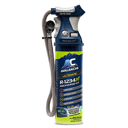 Ultimate R-1234yf Recharge Kit with Digital Gauge and Smart Clips, 10 oz.