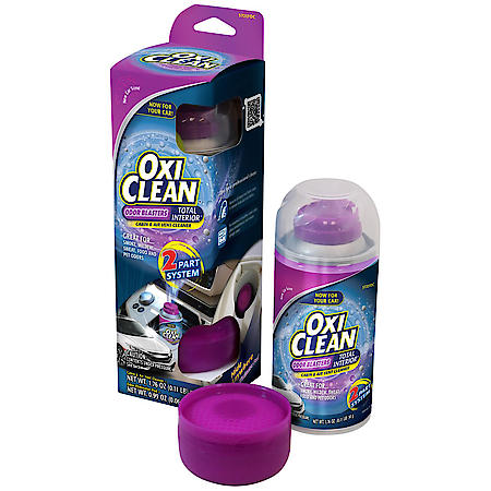 OxiClean Aerosol Air Freshener: Odor Elimination with New Car Scent, 3.4 Oz