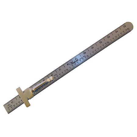 6" Flexible Pocket Rule - 1mm and 64ths