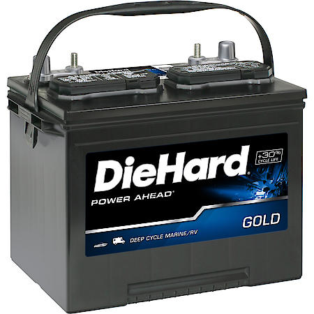 Battery: 24M Group Size, 550 CCA, 685 CA, 140 Minute Reserve Capacity, Deep Cycle (+30% Cycle Life)