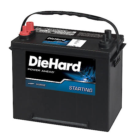 Marine Starting Battery, 12 Volts, Group Size 24, 550 CCA, 675 MCA