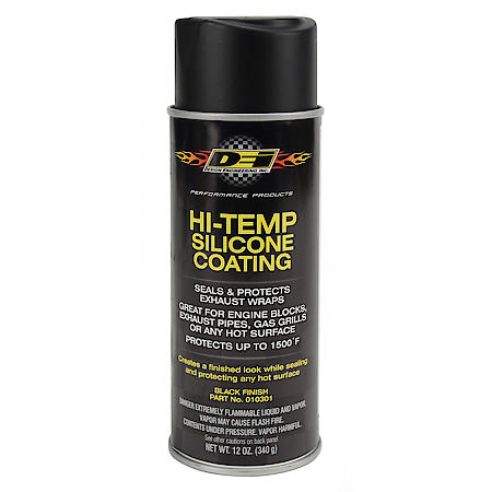 High Temperature Silicone Spray Coating - Black