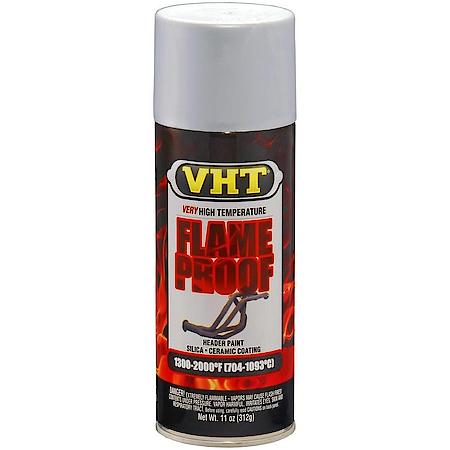 FlameProof Coating: Flat Aluminum, Aerosol, Ceramic Resins Resist Heat Up To 2000 Deg. F, 11 Oz
