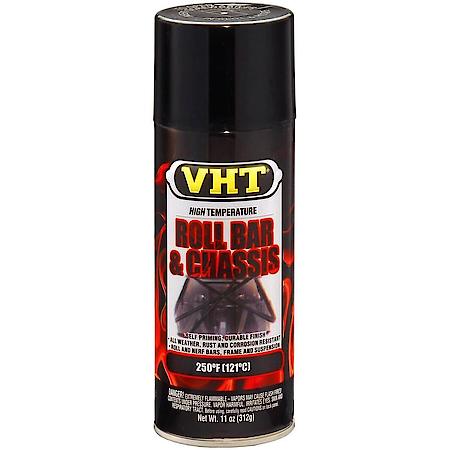 Roll Bar & Chassis Spray Paint: Gloss Black, Aerosol, Rust Resistant, 11 Oz