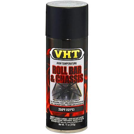 Roll Bar & Chassis Spray Paint: Satin Black, Aerosol, Rust Resistant, 11 Oz