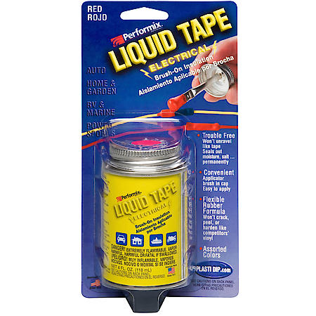 Liquid Tape Rubber Coating - Red (4 oz.)