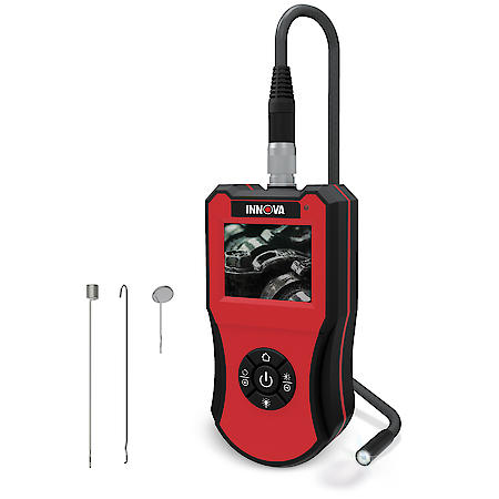 Digital Inspection Camera: 2.7" Color Display, IP67 Rated Submersible Lens, Accessories Included