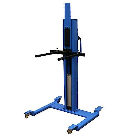 pneumatic wheel lift - lift large wheel assemblies onto balancer or tire changer
