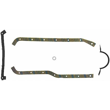 Engine Oil Pan Gasket Set 18 Bolt Hole Multi Piece Gasket