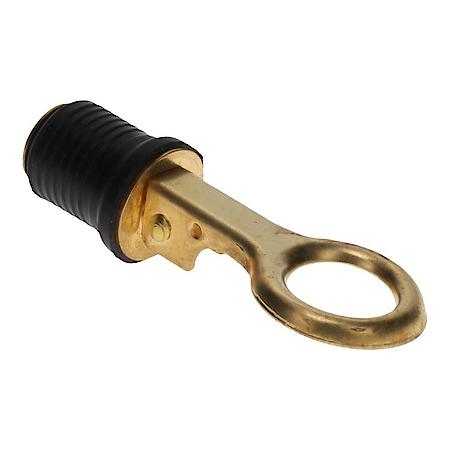 18821 DRAIN PLUG-1  SNAP LOCK-BRASS