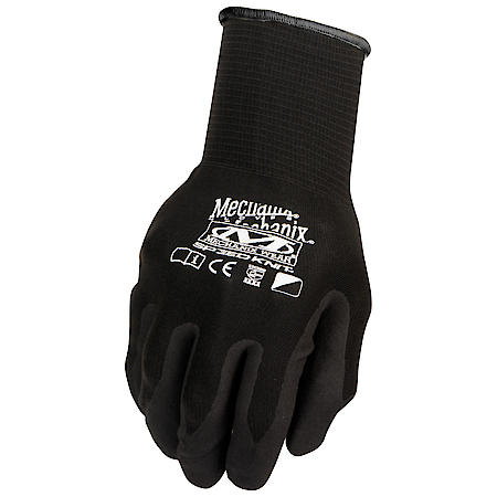 Black SpeedKnit Utility Gloves - Large/XLarge, Oil-Resistant Grip
