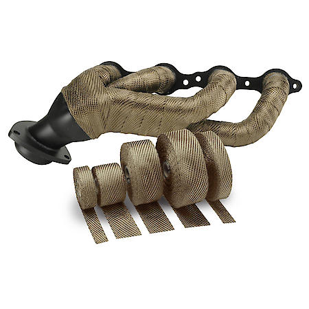 Exhaust Wrap - 2in x 15ft - Titanium - For single headers or spot protection