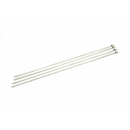 Durable Stainless Steel Locking Ties: Secure Exhaust Wrap & More in Extreme Heat