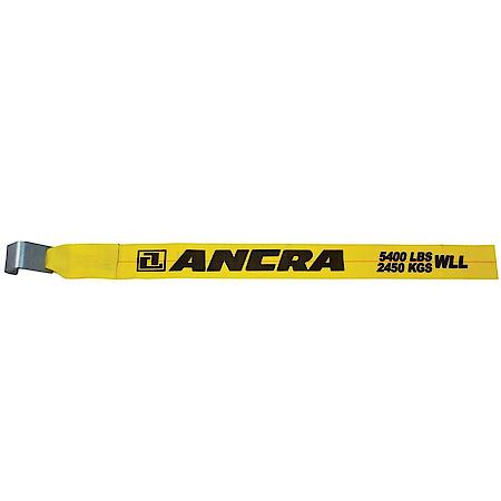 4" x 5' Roll-On / Roll-Off Container Strap with 48968-11 Container Hook, WLL: 5,400 lbs.