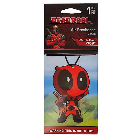 Deadpool Wiggler Air Freshener, Vanilla Scent, 1 Pack