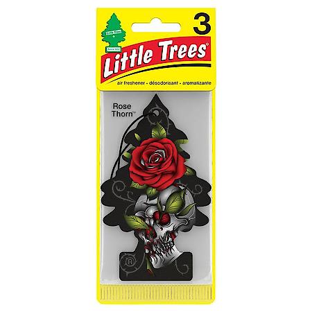 Hanging Air Freshener: Rose Thorn Scent, 3 Pack