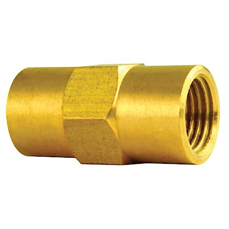 Brass Brake Line Union, 3/16" (M10x1.0 Inverted)