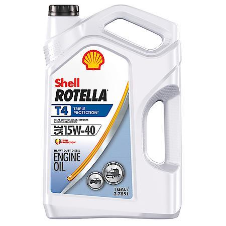 T4 Triple Protection 15W-40 Conventional Heavy Duty Diesel Motor Oil, 1 Gallon