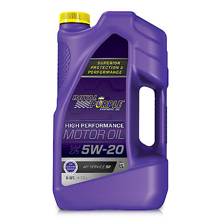 High Performance 5W20 Synthetic Motor Oil, 5 Quart